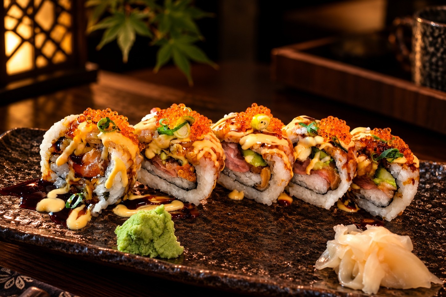 SPICY SALMON CRUNCHY ROLL