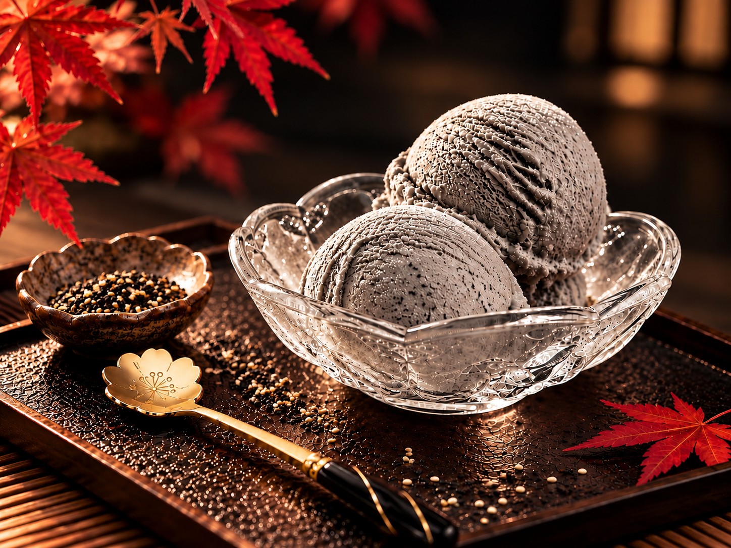 BLACK SESAME ICECREAM