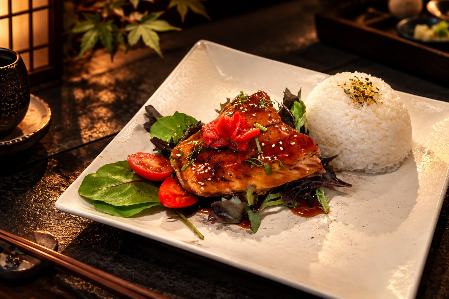 TERIYAKI SALMON DON