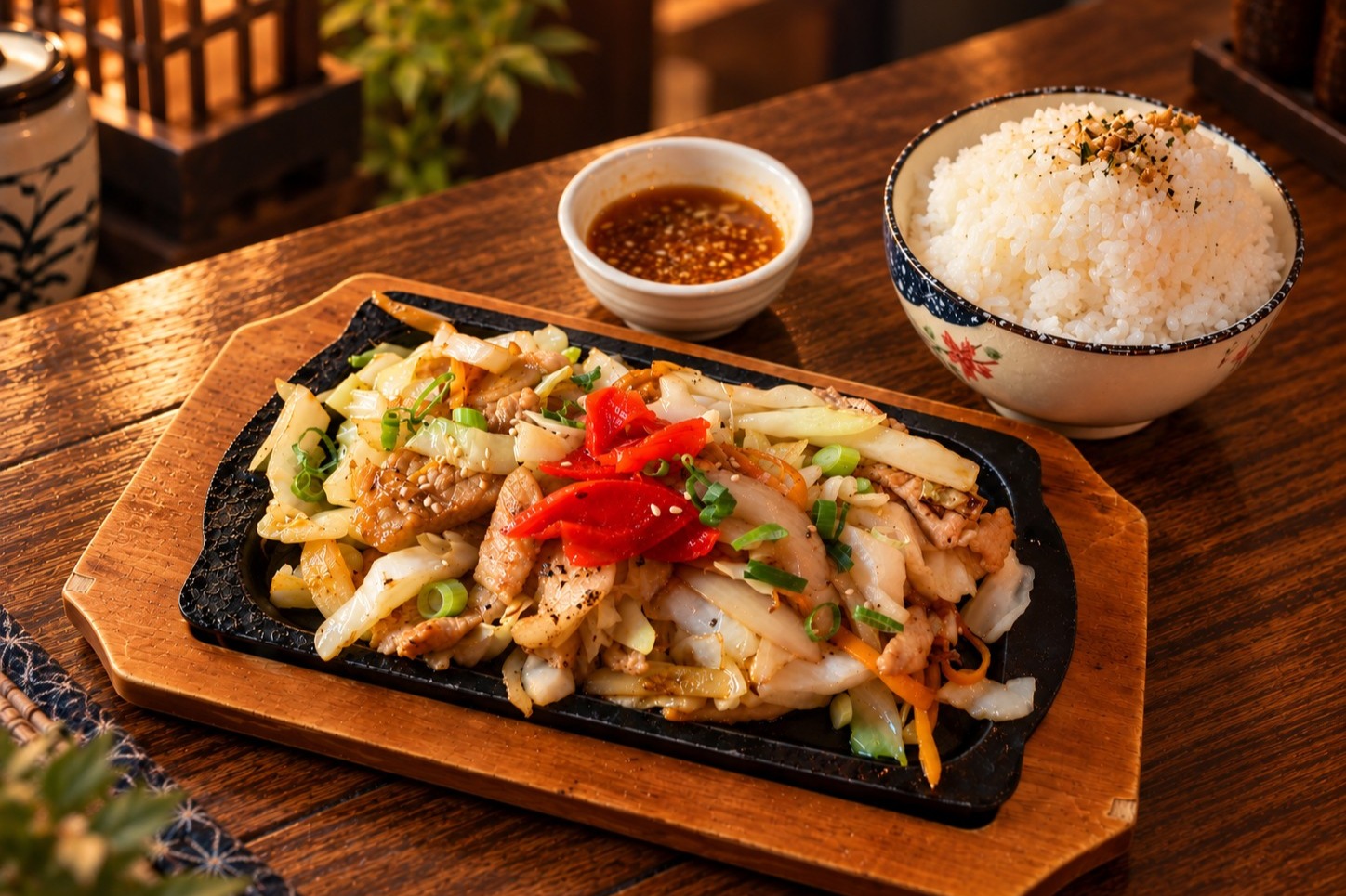 STONE GRILL KIMCHI-MISO DON · Chicken